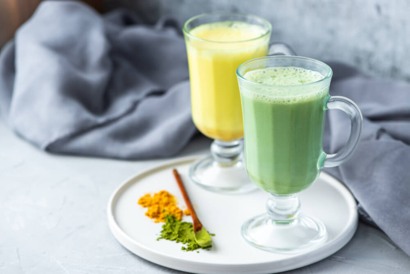 Boisson à base de matcha et Golden Milk ©Shutterstock