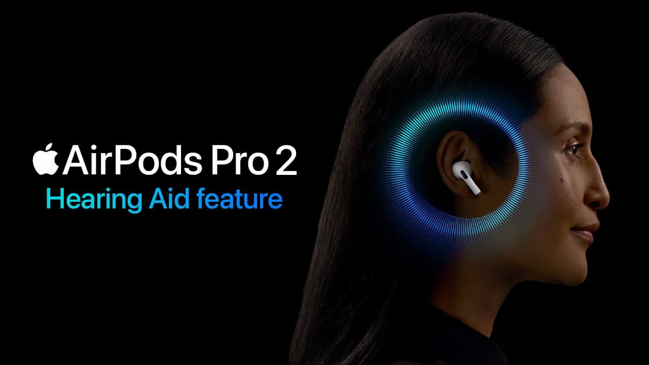 La nouvelle fonctionnalité Hearing Aid des AirPods Pro 2  ©Apple