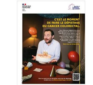 Cancer colorectal : nouvelle campagne de mobilisation de l'Institut national du cancer